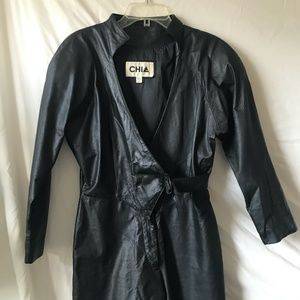 Chia Leather Romper